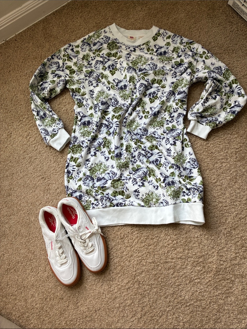 Leviβs Oversized Sweatshirt Dress NWOT